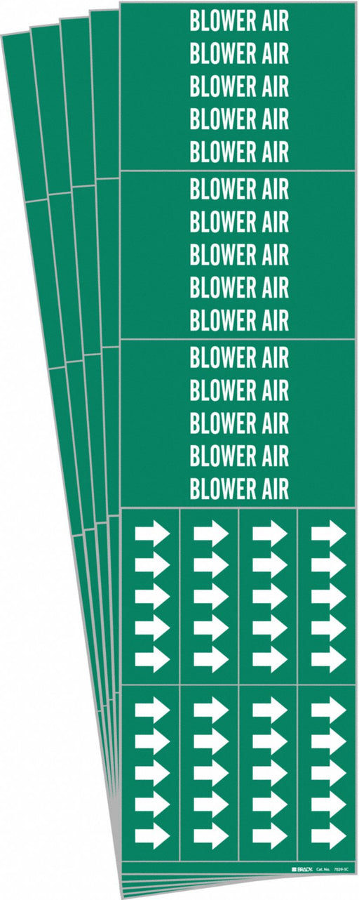 Pipe Marker White Blower Air PK5