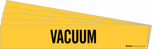Pipe Marker Adhesive Black Vacuum PK5