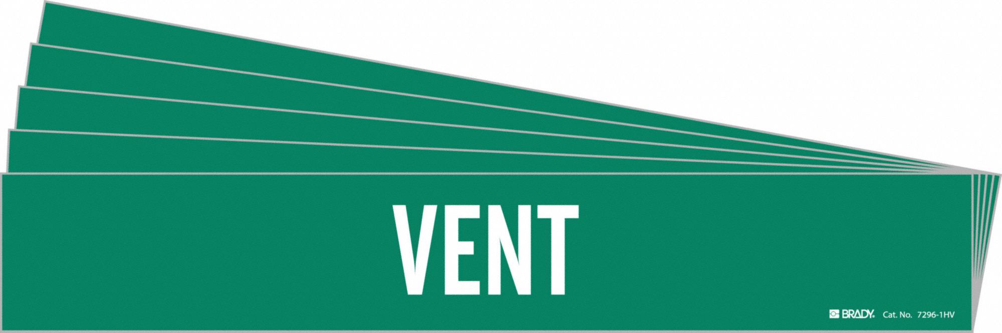 Pipe Marker Adhesive White Vent PK5