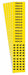 Pipe Marker Black Medical Air PK5