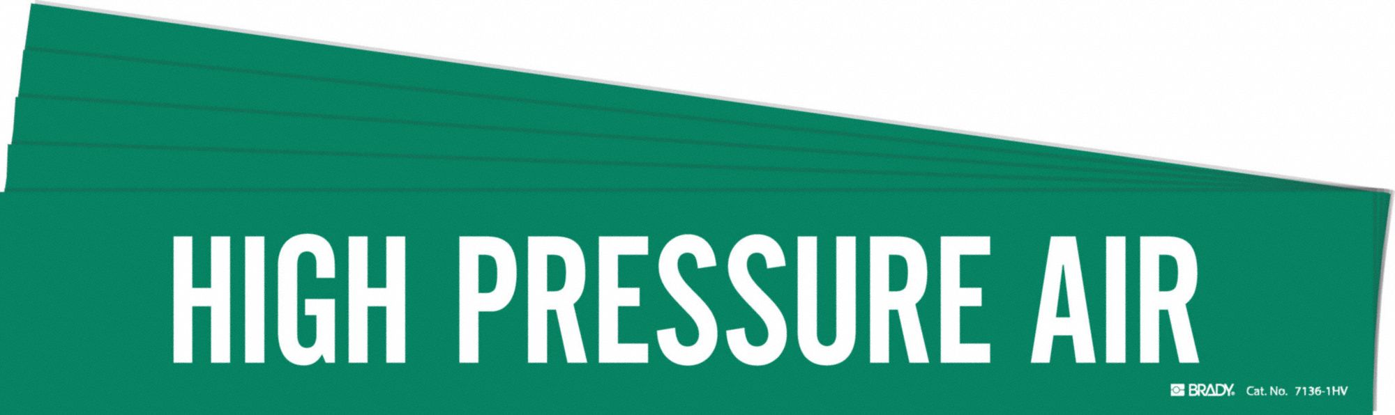 Pipe Marker White High Pressure Air PK5