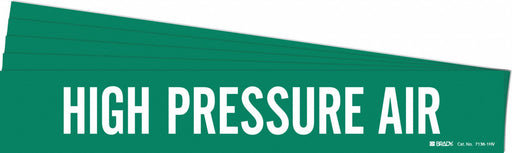 Pipe Marker White High Pressure Air PK5