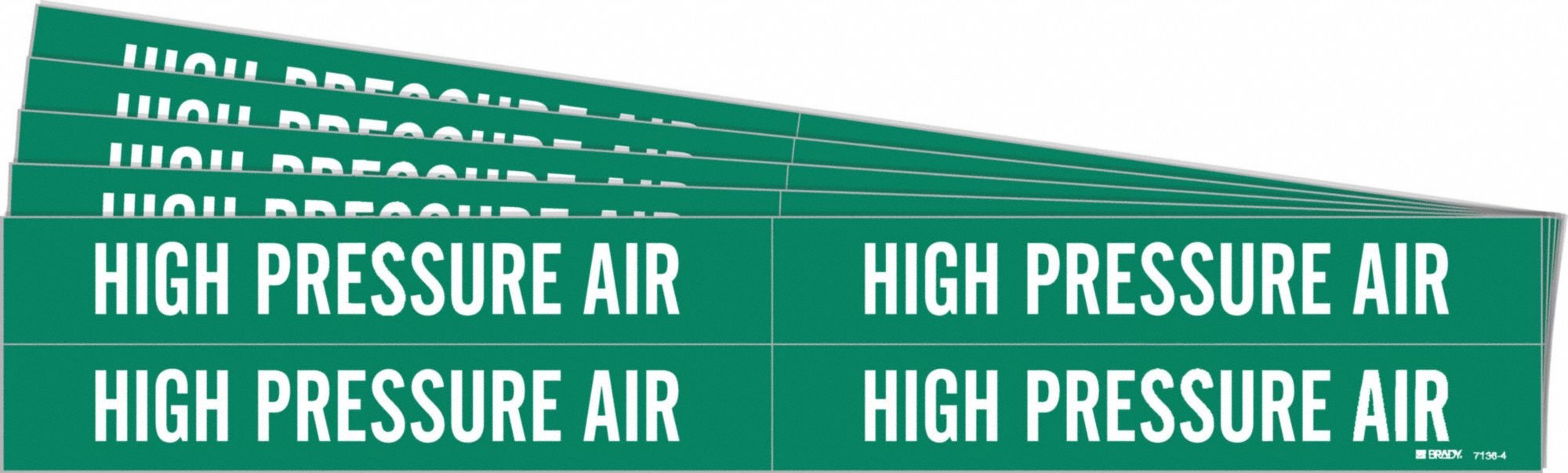 Pipe Marker White High Pressure Air PK5