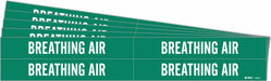 Pipe Marker White Breathing Air PK5