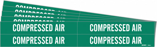 Pipe Marker White Compressed Air PK5