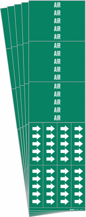 Pipe Marker Adhesive White Air PK5