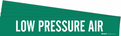 Pipe Marker White Low Pressure Air PK5