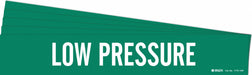 Pipe Marker White Low Pressure PK5