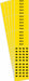 Pipe Marker Adhesive Black Relief PK5