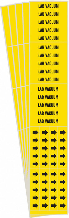 Pipe Marker Black Lab Vacuum PK5