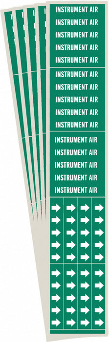 Pipe Marker White Instrument Air PK5
