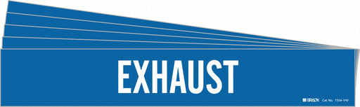Pipe Marker Adhesive White Exhaust PK5