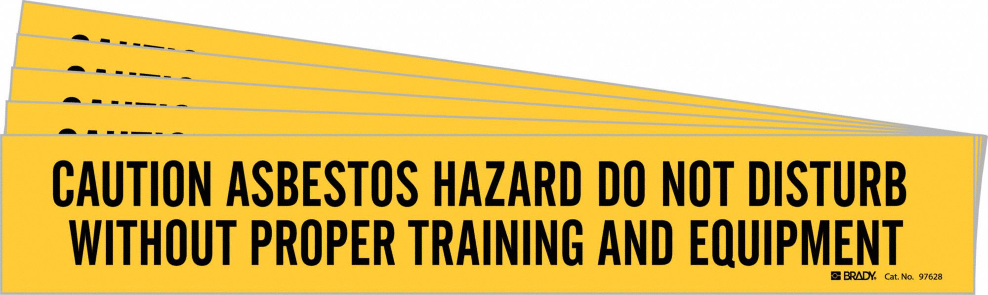 Pipe Marker Caution Asbestos Hazard PK5