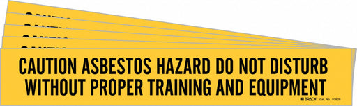 Pipe Marker Caution Asbestos Hazard PK5