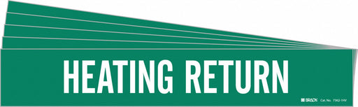 Pipe Marker White Heating Return PK5