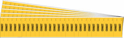 Pipe Marker Adhesive Yellow Exhaust PK5