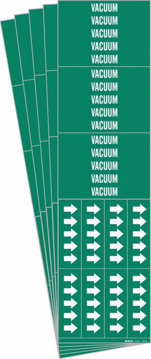 Pipe Marker Adhesive White Vacuum PK5