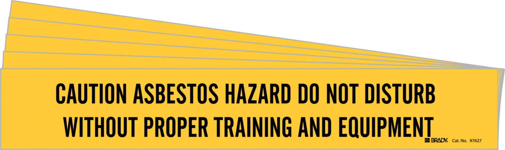 Pipe Marker Caution Asbestos Hazard PK5