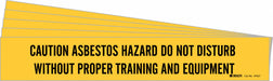 Pipe Marker Caution Asbestos Hazard PK5