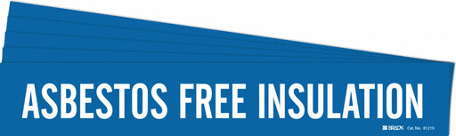 Pipe Marker Asbestos Free Insulation PK5