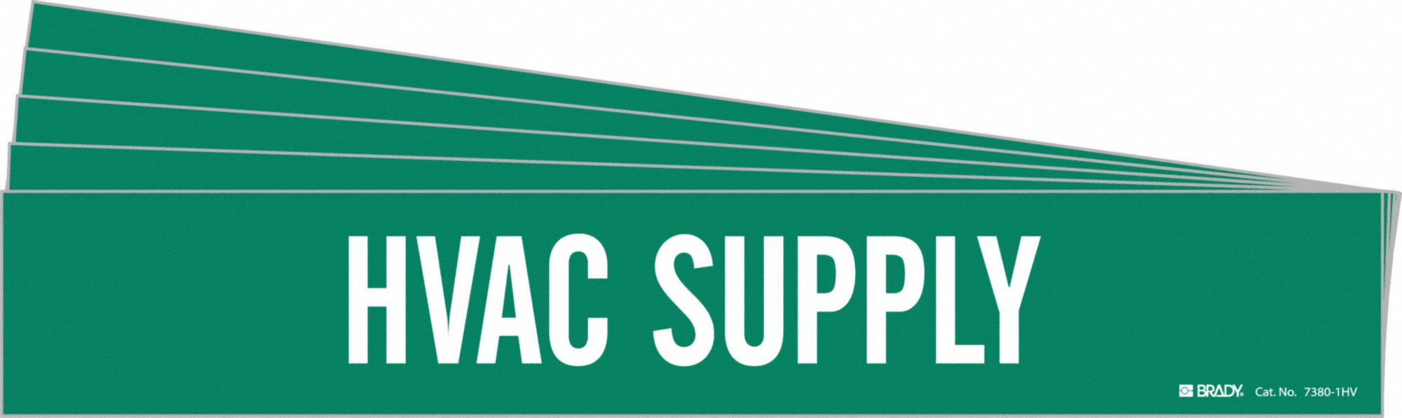Pipe Marker White HVAC Supply PK5