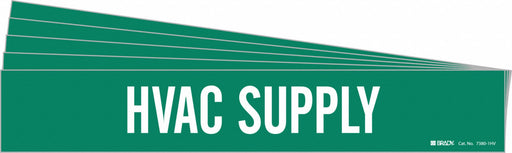 Pipe Marker White HVAC Supply PK5