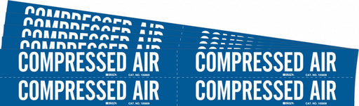 Pipe Marker White Compressed Air PK5