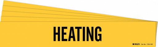 Pipe Marker Adhesive Black Heating PK5