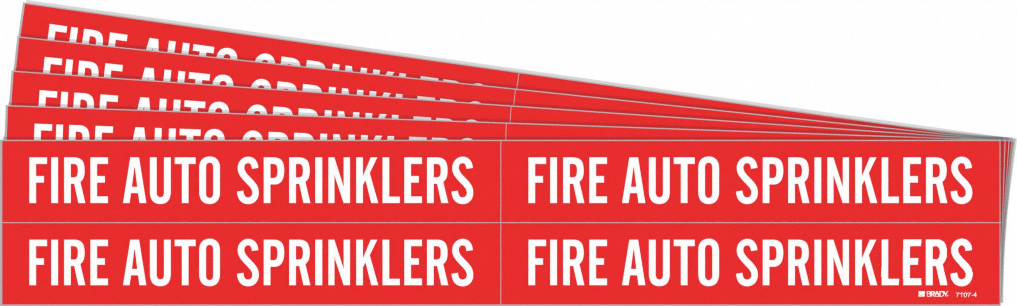 Pipe Marker Fire Auto Sprinklers PK5