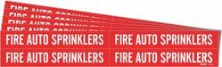 Pipe Marker Fire Auto Sprinklers PK5