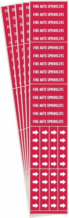 Pipe Marker Fire Auto Sprinklers PK5