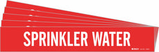 Pipe Marker White Sprinkler Water PK5