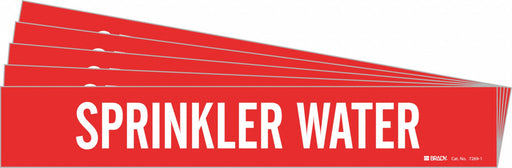 Pipe Marker White Sprinkler Water PK5