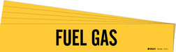 Pipe Marker Adhesive Black Fuel Gas PK5