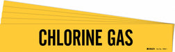 Pipe Marker Black Chlorine Gas PK5