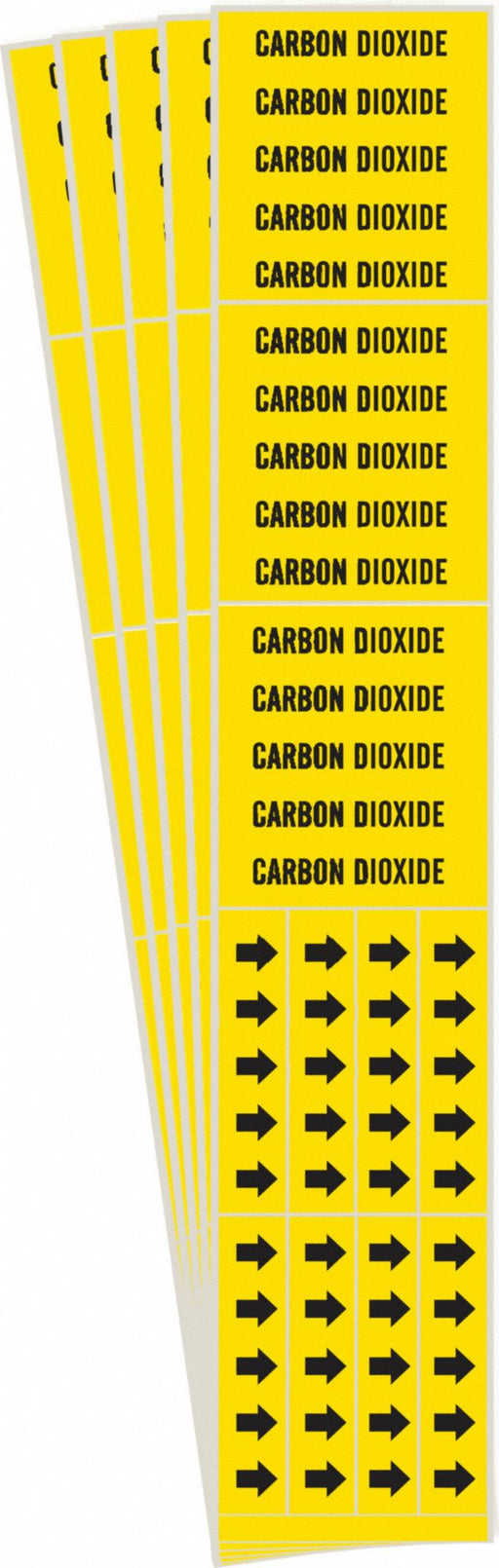 Pipe Marker Black Carbon Dioxide PK5