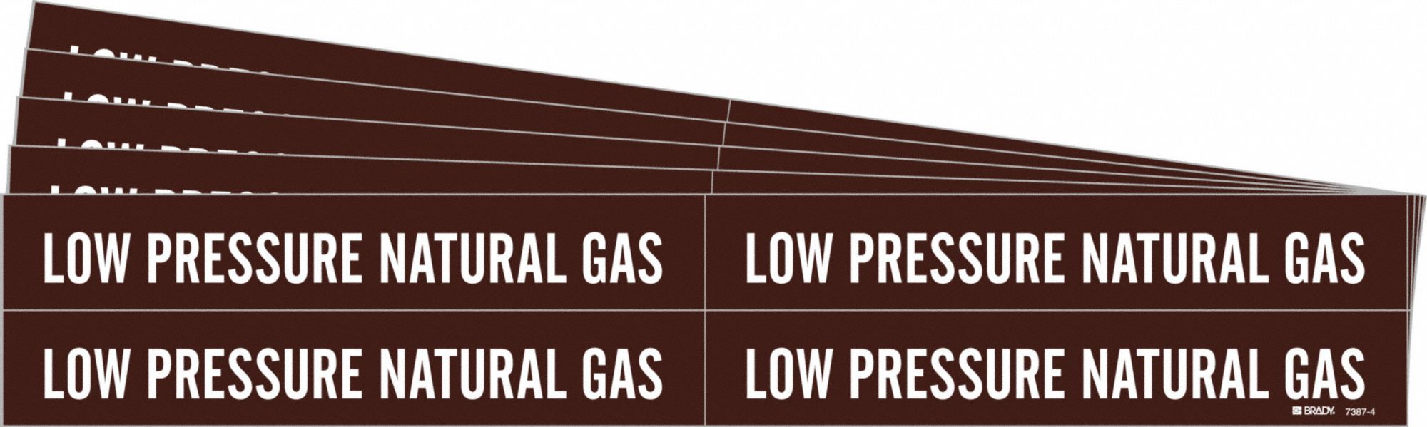 Pipe Marker Low Pressure Natural Gas PK5