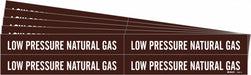 Pipe Marker Low Pressure Natural Gas PK5