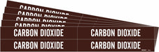 Pipe Marker White Carbon Dioxide PK5