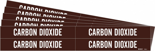 Pipe Marker White Carbon Dioxide PK5