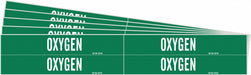 Pipe Marker Adhesive White Oxygen PK5