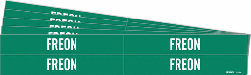 Pipe Marker Adhesive White Freon PK5
