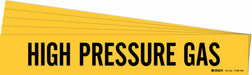 Pipe Marker Black High Pressure Gas PK5