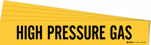 Pipe Marker Black High Pressure Gas PK5