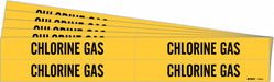 Pipe Marker Black Chlorine Gas PK5