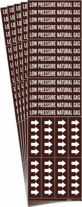 Pipe Marker Low Pressure Natural Gas PK5