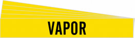 Pipe Marker Adhesive Black Vapor PK5
