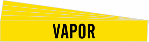 Pipe Marker Adhesive Black Vapor PK5