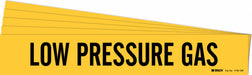 Pipe Marker Black Low Pressure Gas PK5