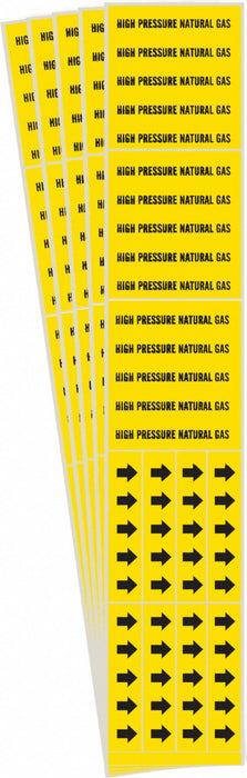 Pipe Marker Hi-Pressure Natural Gas PK5